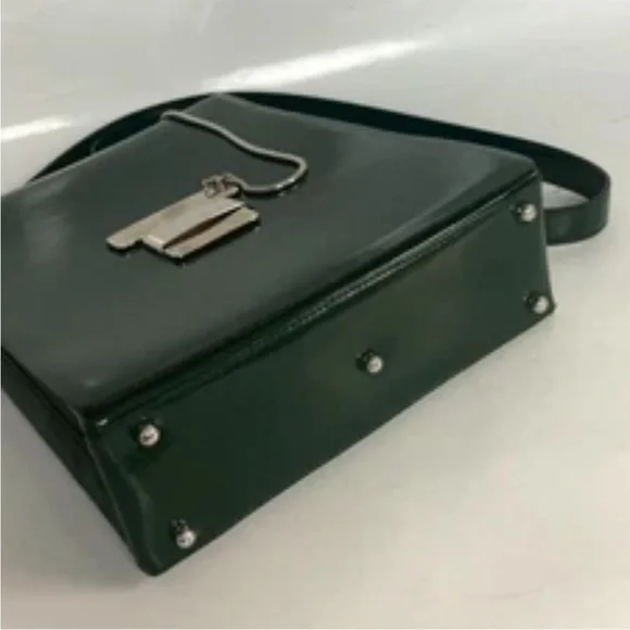 Gucci Green Leather Shoulder Bag - Picture 5 of 16